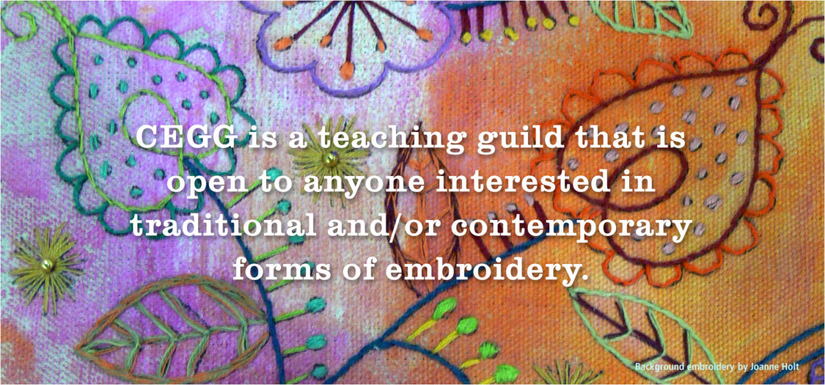 Welcome to the Canadian Embroiderers' Guild Guelph