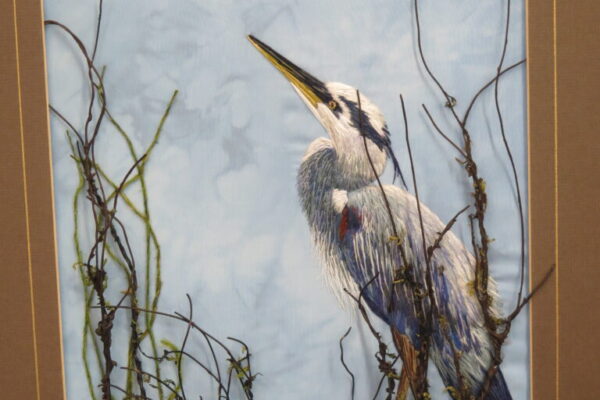 Blue Heron by Sue Ronchka