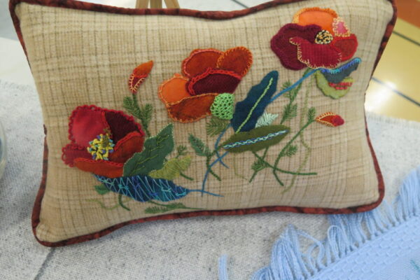 Poppy Pillow by Marsha Fontes