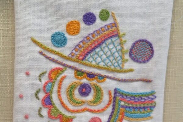 Glazig embroidery by JoAnne Oldridge