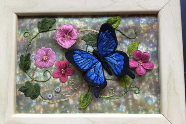 Blue Butterfly by Mavis Brown